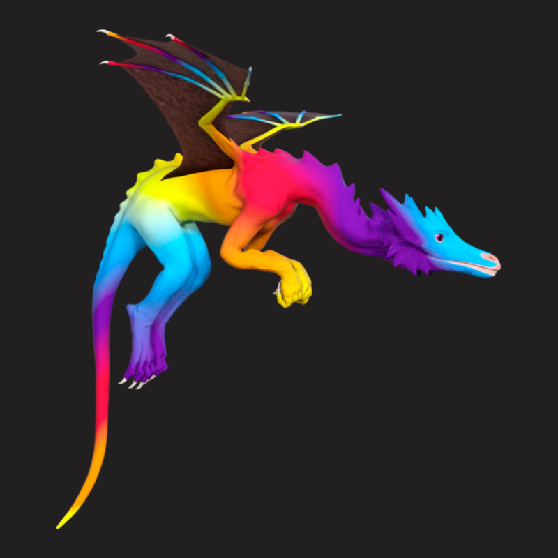 Fairy Tale Rainbow Dragon 1 T-Shirt by IsabelConstance | Artistshot