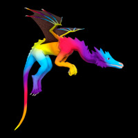 Fairy Tale Rainbow Dragon 1 Long Sleeve Shirts | Artistshot