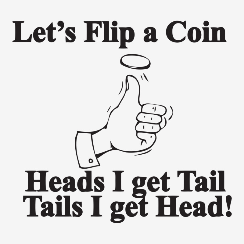 Lets Flip A Coin Funny Pin-back Button | Artistshot