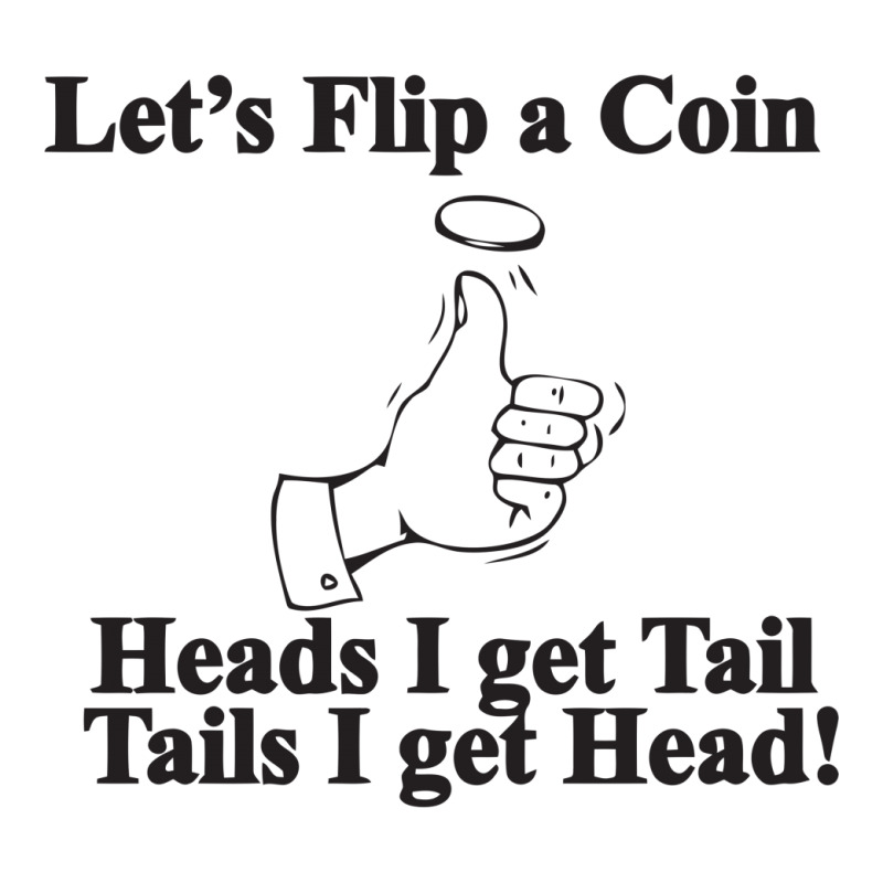 Lets Flip A Coin Funny Stainless Steel Water Bottle | Artistshot