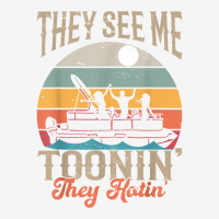 They See Me Toonin Pontooning Retro Pontoon Captain Boating T Shirt Youth 3/4 Sleeve | Artistshot