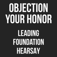 Objection Your Honor Leading Foundation Hearsay (red Bg) 3/4 Sleeve Shirt | Artistshot