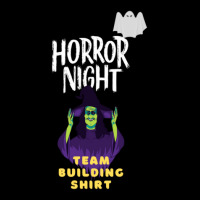 Horror Night Team Build  Quote Design 1 Adjustable Cap | Artistshot