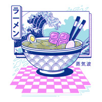 Vaporwave Ramen Men's T-shirt Pajama Set | Artistshot