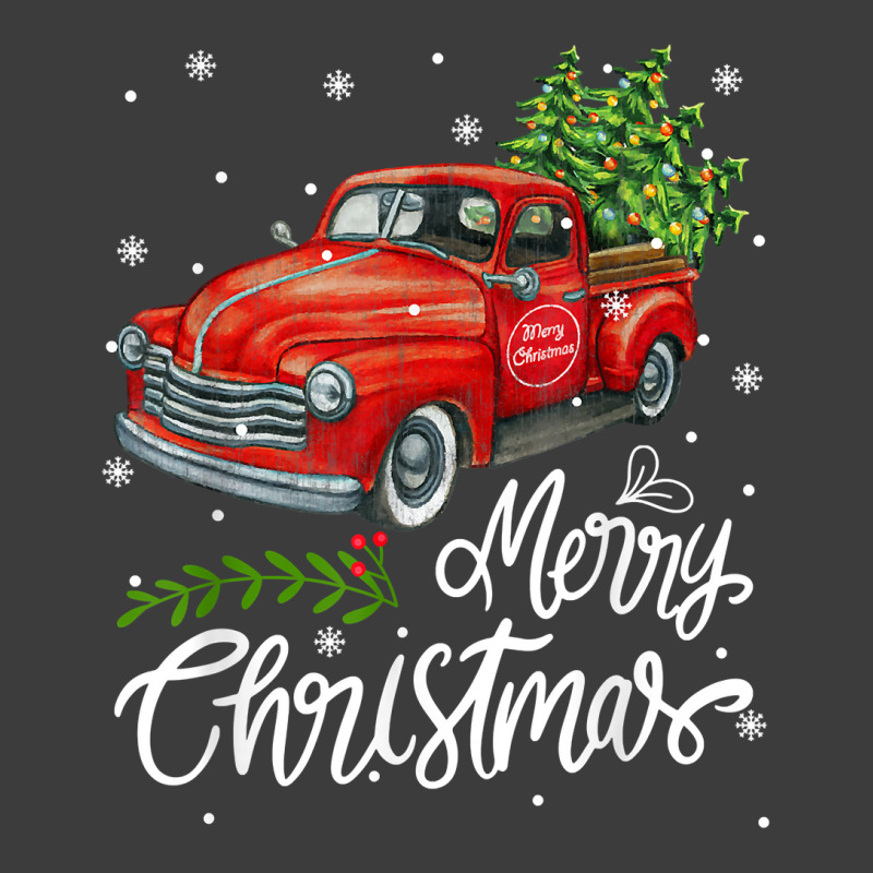 Vintage Wagon Red Truck Christmas Tree Pajama Family Xmas T Shirt Men's Polo Shirt by mehen | Artistshot