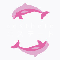 Vaporwave Aesthetic  Aesthete  Dolphins T-shirt | Artistshot