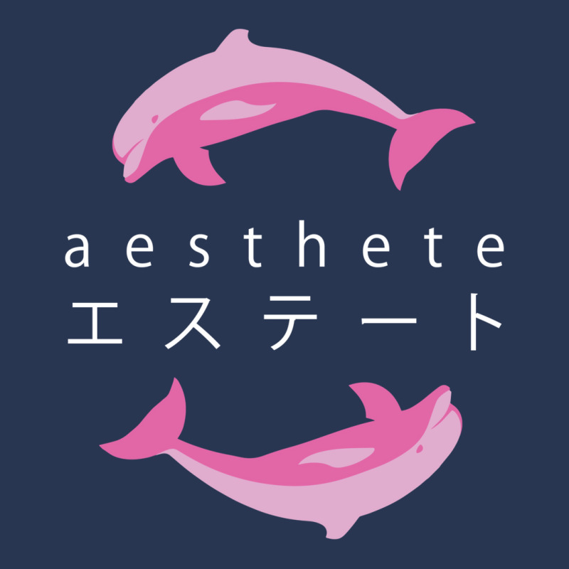 Vaporwave Aesthetic  Aesthete  Dolphins Men Denim Jacket | Artistshot