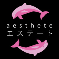 Vaporwave Aesthetic  Aesthete  Dolphins Lightweight Hoodie | Artistshot