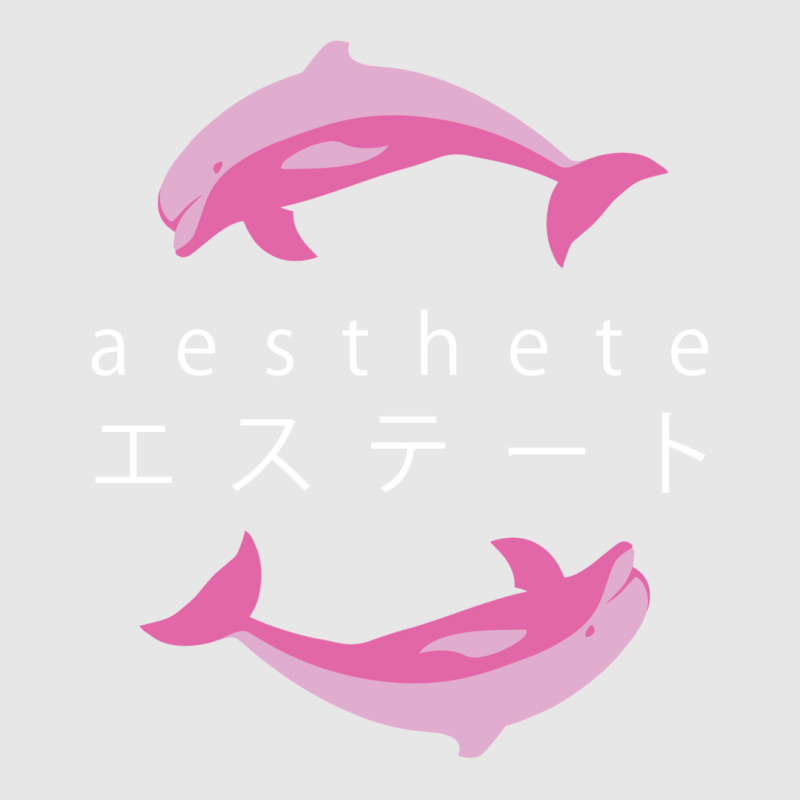 Vaporwave Aesthetic  Aesthete  Dolphins Hoodie & Jogger Set | Artistshot