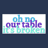 Oh No Our Table Its Broken Poster Summer Men Denim Jacket | Artistshot