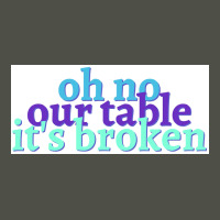 Oh No Our Table Its Broken Poster Summer Fleece Short | Artistshot