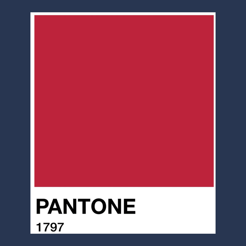 Pantone 1797 Poster Hippie Men Denim Jacket | Artistshot