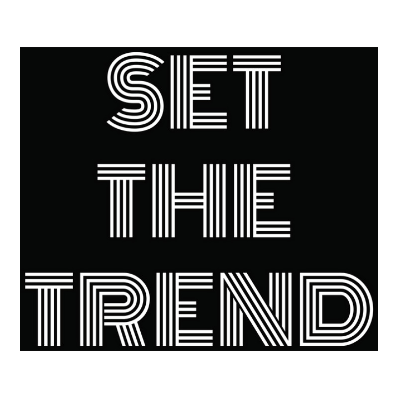 Set The Trend Motivational Quotes Poster Men's T-shirt Pajama Set | Artistshot