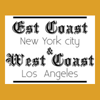 T Shirt East Coast West Caost Poster Red T-shirt | Artistshot