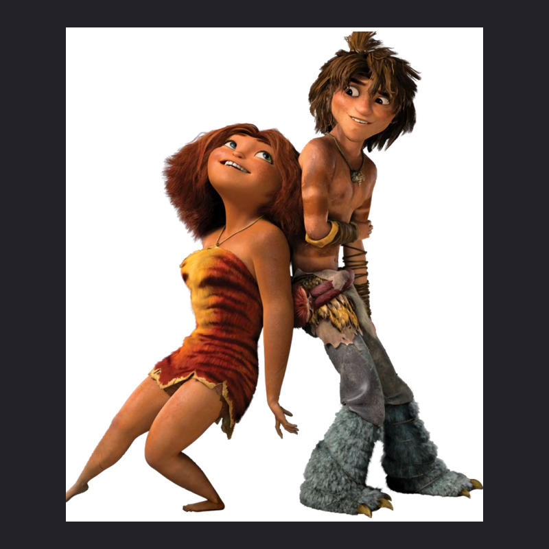 The Croods Sticker Poster Aesthetic Unisex Sherpa-lined Denim Jacket | Artistshot