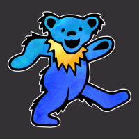 Blue Grateful Dancing Hippie Classic Rock Dead Bear Vintage Hoodie | Artistshot