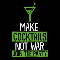 Make Cocktails Not War Join The Party Maternity Scoop Neck T-shirt | Artistshot