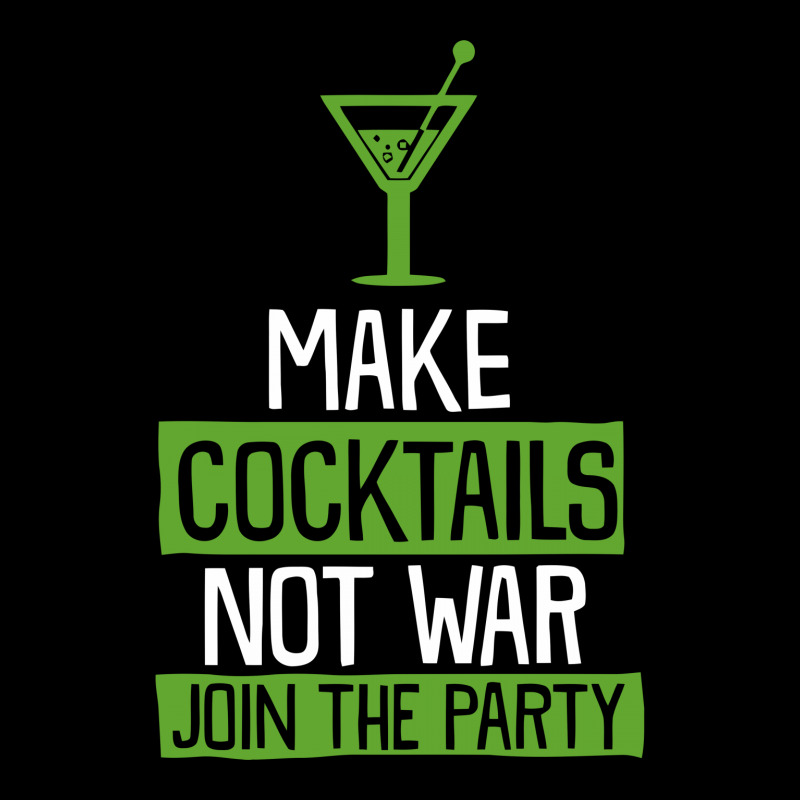 Make Cocktails Not War Join The Party Maternity Scoop Neck T-shirt by dinugraha | Artistshot