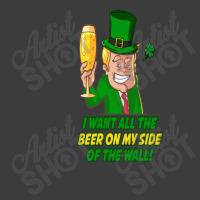 Trump St. Patrick's  Day I Want All The Beer On My Side Of The Wall Men's Polo Shirt | Artistshot