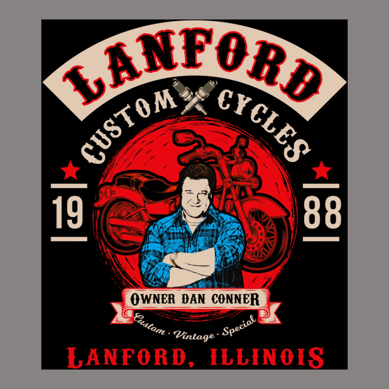 Lanford Custom Cycles Dan Conner Poster Humor Adjustable Cap by nabetafitjej | Artistshot