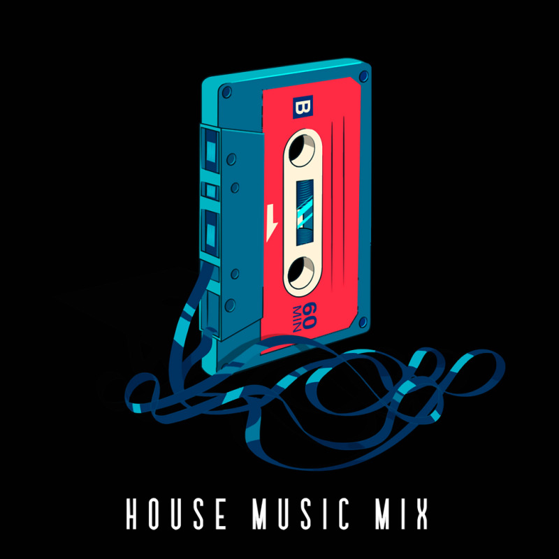 House Music Cassette Tape Mix Deep Soulful House Dj Pullover Hoodie Toddler 3/4 Sleeve Tee by kogmor58594 | Artistshot