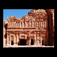 Palace Of Petra Nabatean Kingdom Ruins Adjustable Cap | Artistshot