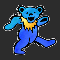 Blue Grateful Dancing Hippie Classic Rock Dead Bear Exclusive T-shirt | Artistshot