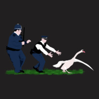 Swan Cops T-shirt | Artistshot