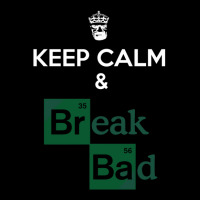 Keep Calm And Break Bad 1 Cropped Hoodie | Artistshot