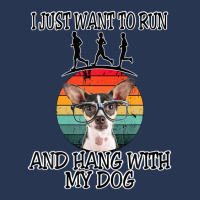 I Want To Run & Hang W Chihuahua W Glasses Ladies Denim Jacket | Artistshot