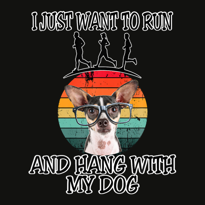 I Want To Run & Hang W Chihuahua W Glasses Scorecard Crop Tee by jinhwaatelieg | Artistshot