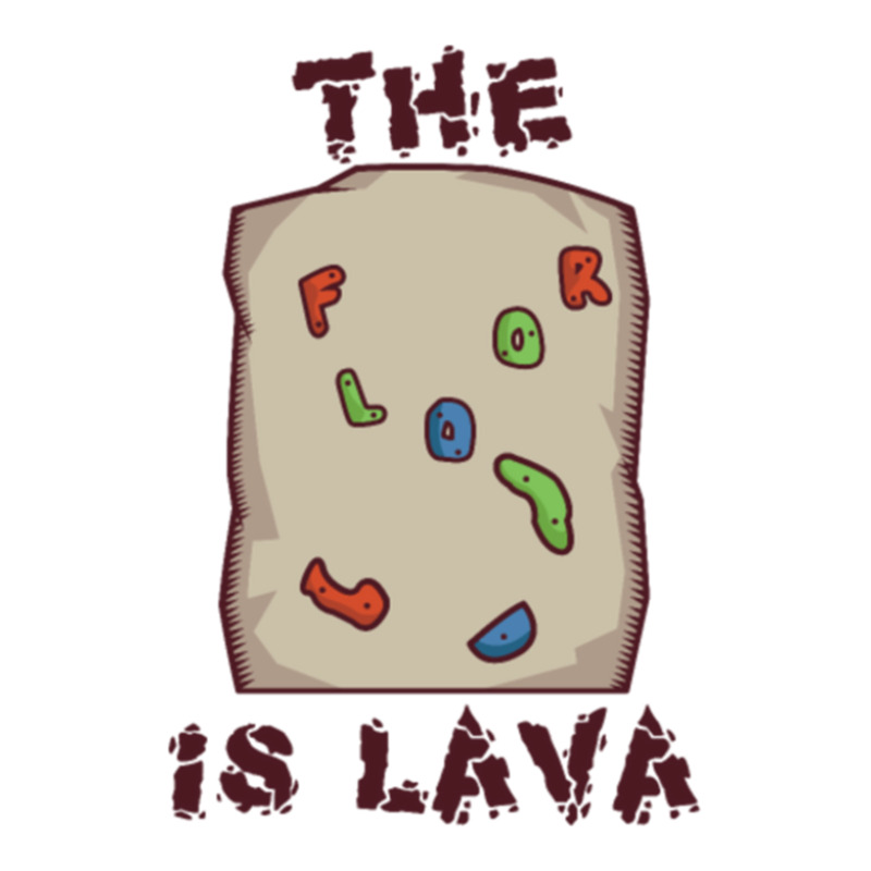 Rock Climbing Bouldering Funny Floor Is Lava Sticker | Artistshot