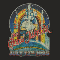 Live Aid Global Jukebox 1985 Ladies Fitted T-shirt | Artistshot