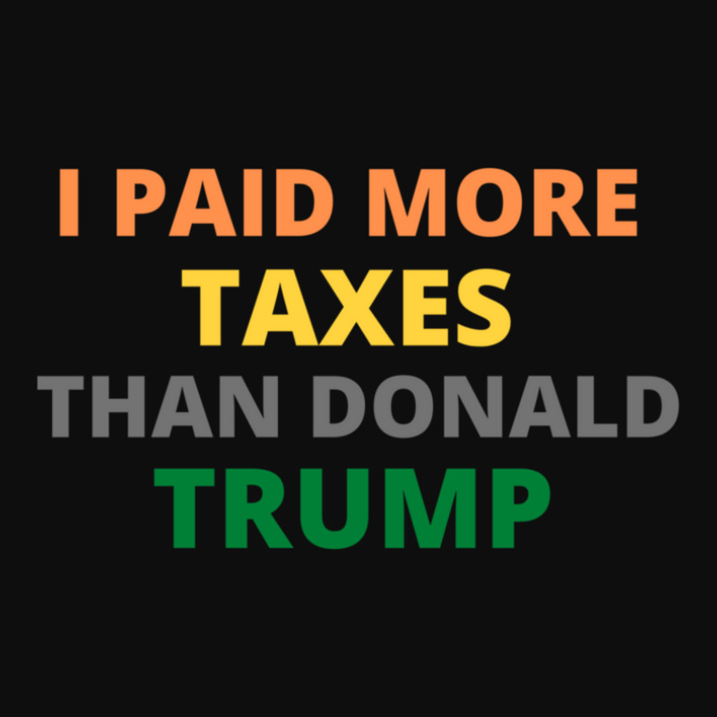 I Paid More Texes Than Donald Trump Crop Top by THOMASMANUEL | Artistshot