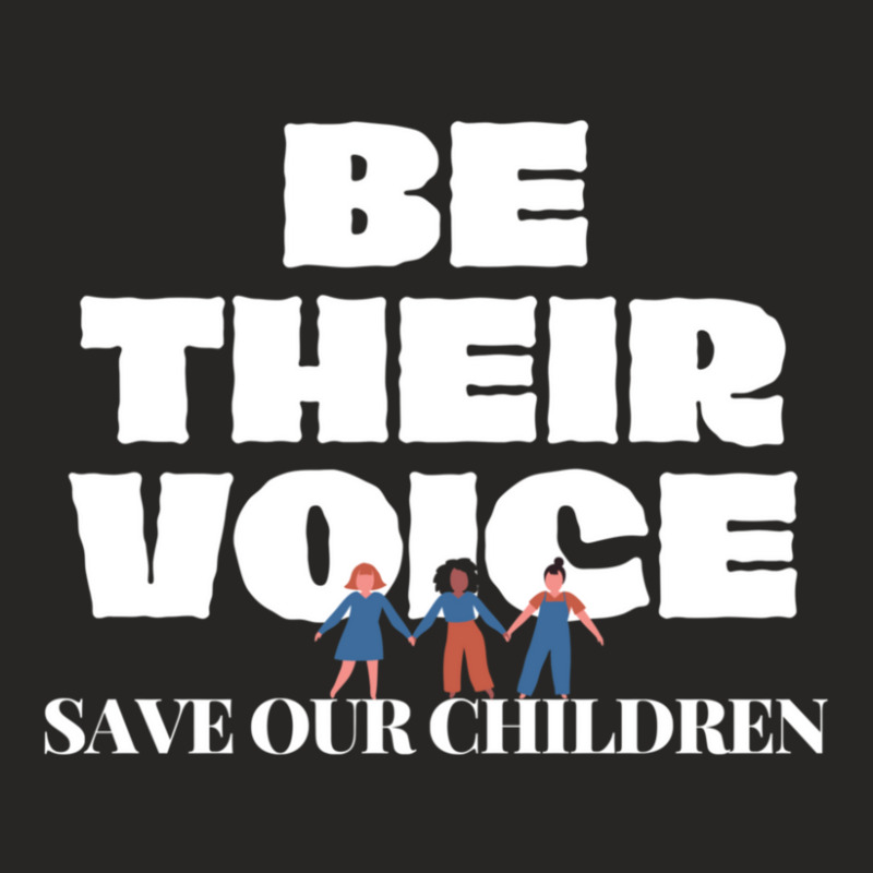 Be Their Voice Save Our Children Ladies Fitted T-Shirt by THOMASMANUEL | Artistshot