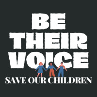 Be Their Voice Save Our Children Women's Triblend Scoop T-shirt | Artistshot