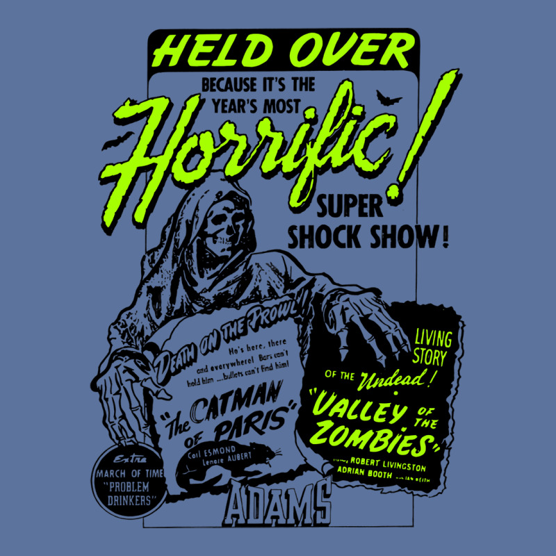 Horrific Super Shock Show      Vintage Horror Aesthetic Lightweight Hoodie | Artistshot