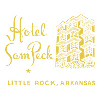 Hotel Sam Peck, Arkansas        Retro Mid Century Aesthetic V-neck Tee | Artistshot