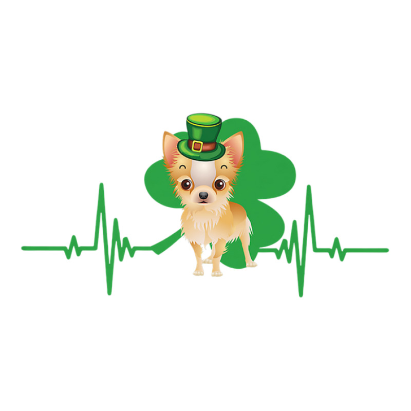 Chihuahua Dog Heartbeat Leprechaun Shamrock St Patricks Day Unisex Hoodie | Artistshot