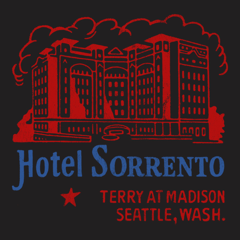 Hotel Sorrento, Seattle, Wa      Retro Mid Century Aesthetic T-shirt | Artistshot