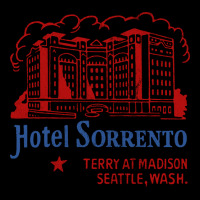 Hotel Sorrento, Seattle, Wa      Retro Mid Century Aesthetic Men's Long Sleeve Pajama Set | Artistshot