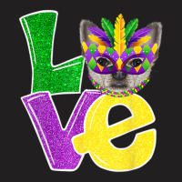 I Love Mardi Gras Chihuahua Dog Puppy Lover T-shirt | Artistshot