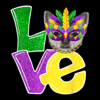 I Love Mardi Gras Chihuahua Dog Puppy Lover V-neck Tee | Artistshot