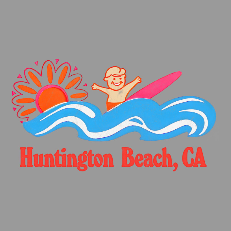 Huntington Beach, Ca   Original Retro Style Surf Beach Design Graphic T-shirt | Artistshot