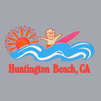 Huntington Beach, Ca   Original Retro Style Surf Beach Design Long Sleeve Shirts | Artistshot