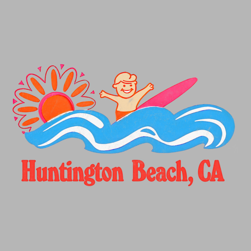 Huntington Beach, Ca   Original Retro Style Surf Beach Design Hoodie & Jogger Set | Artistshot