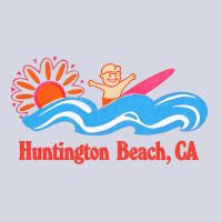 Huntington Beach, Ca   Original Retro Style Surf Beach Design Fleece Short | Artistshot