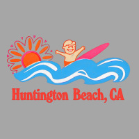 Huntington Beach, Ca   Original Retro Style Surf Beach Design Men's Polo Shirt | Artistshot