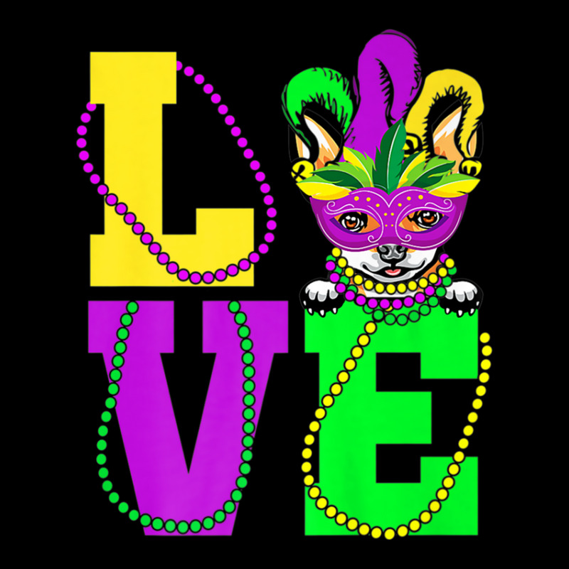 Chihuahua Love Mardi Gras New Orleans Fleece Short | Artistshot