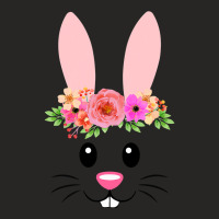 Cute Easter Bunny Face  For Girls And Toddlers Ladies Fitted T-shirt | Artistshot